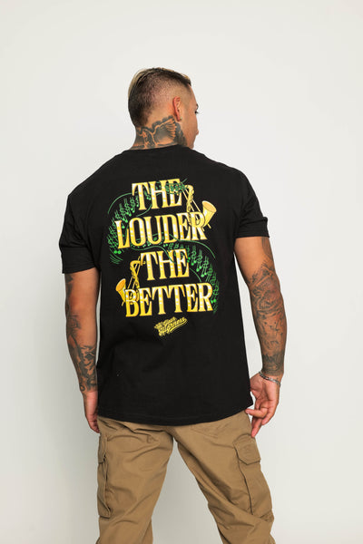 YH x Richie Rich The Louder The Better Tee Black