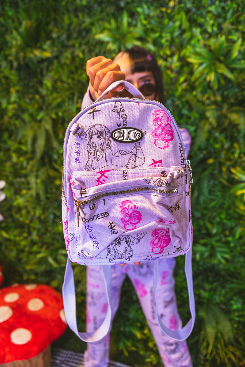 Puff Puff Purple Mini Backpack – Your Highness Clothing