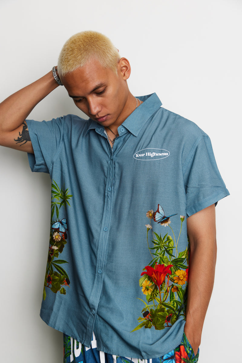 Botanical Button Up Shirt – Your Highness Clothing