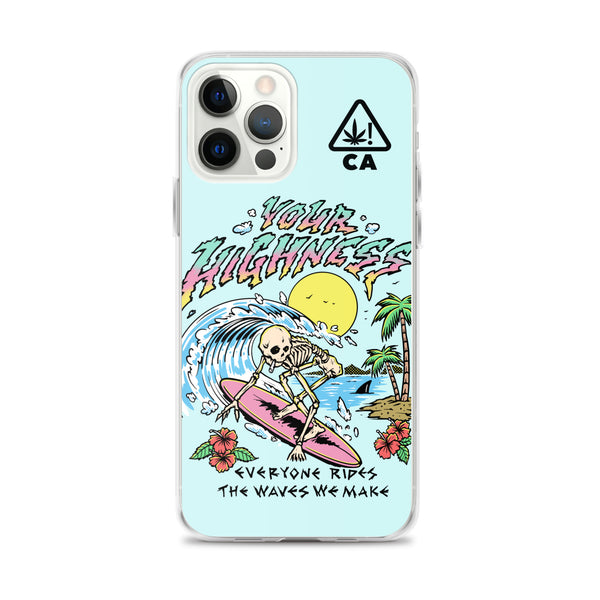 Ride the wave iPhone Case