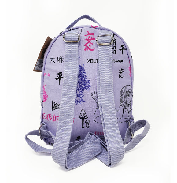 Puff Puff Purple Mini Backpack