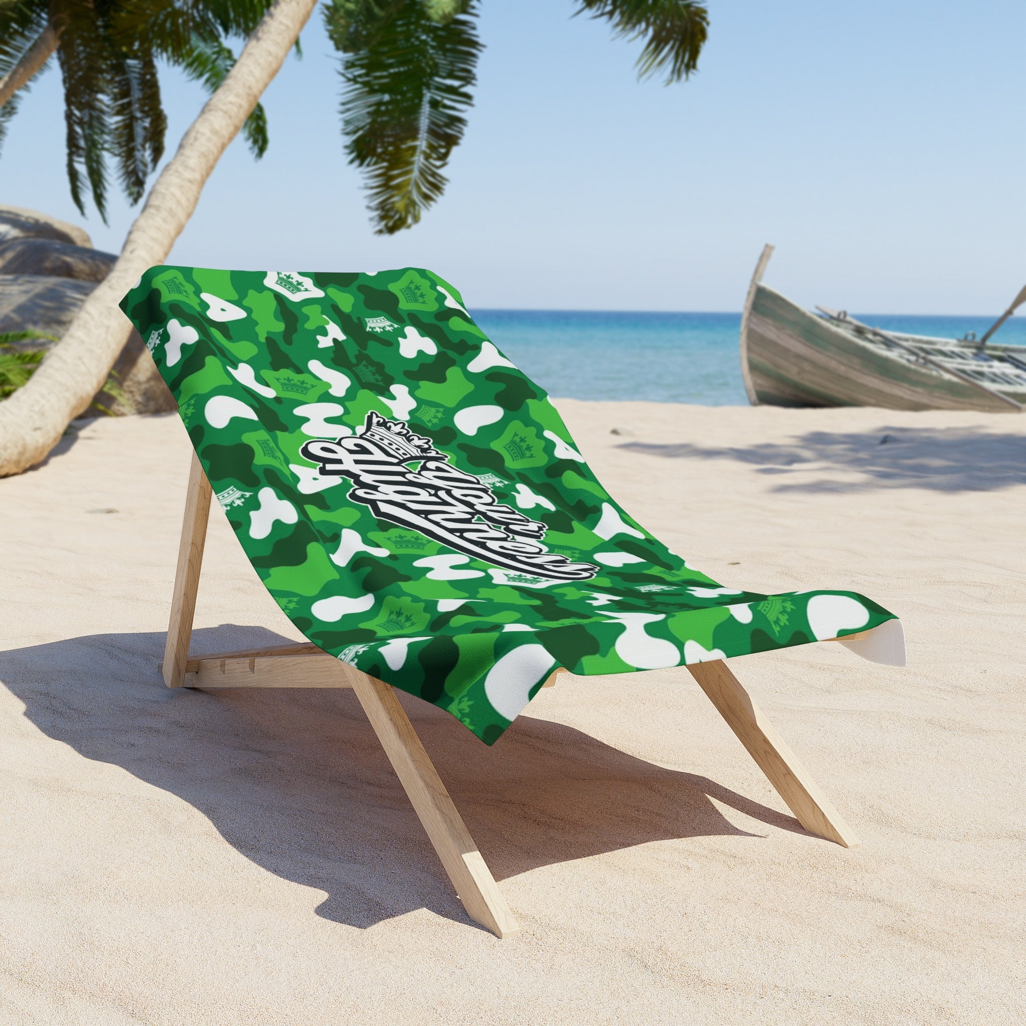 Celtics Camo Beach Towel