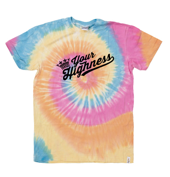 Crown Logo Tee Rainbow Swirl