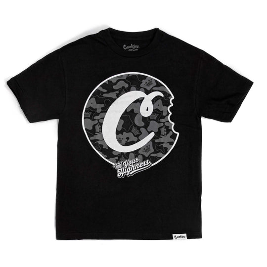 Cookies x Your Highness Camo C Bite Black T-Shirt