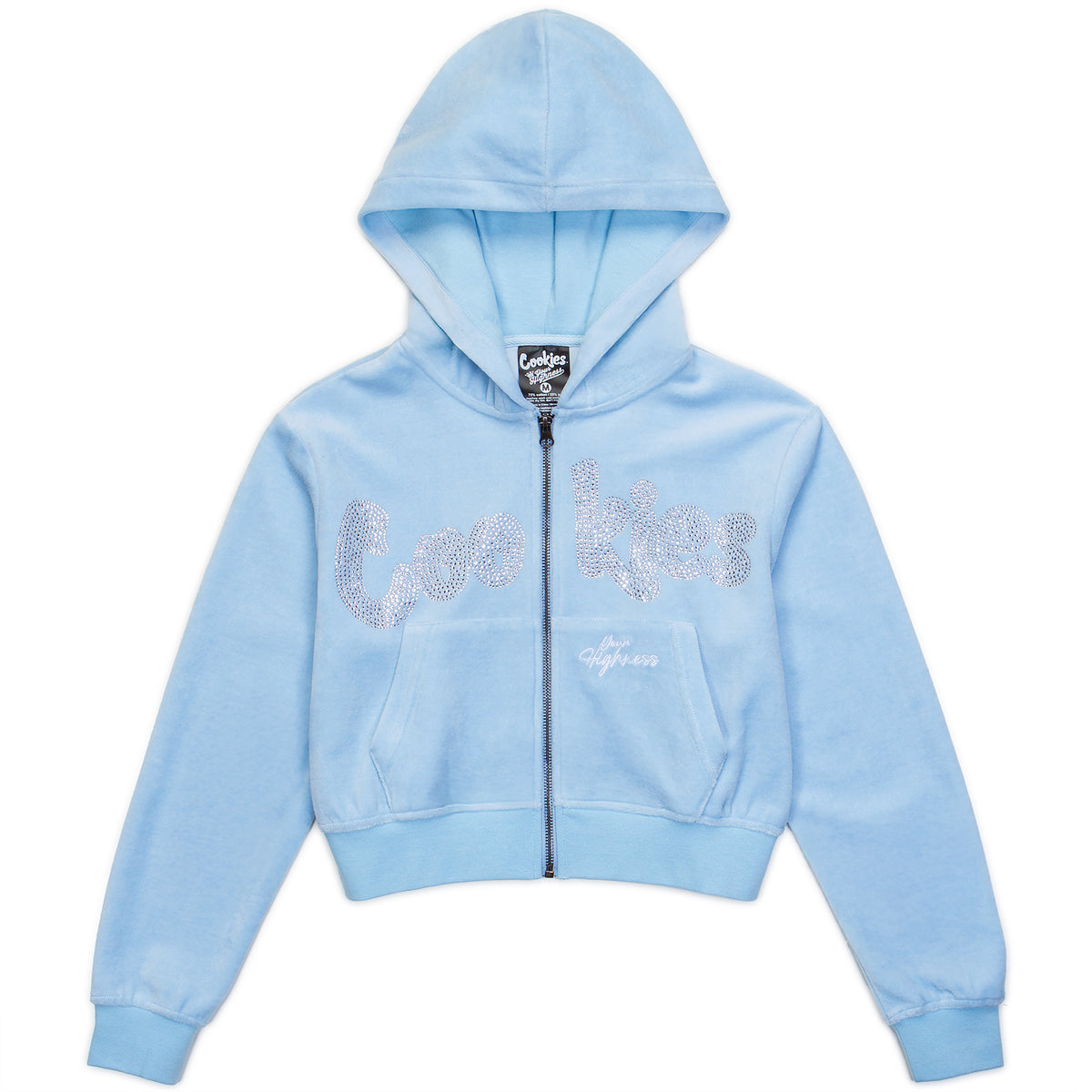 Cookies x Your Highness Stoned Velour Zip Hoodie