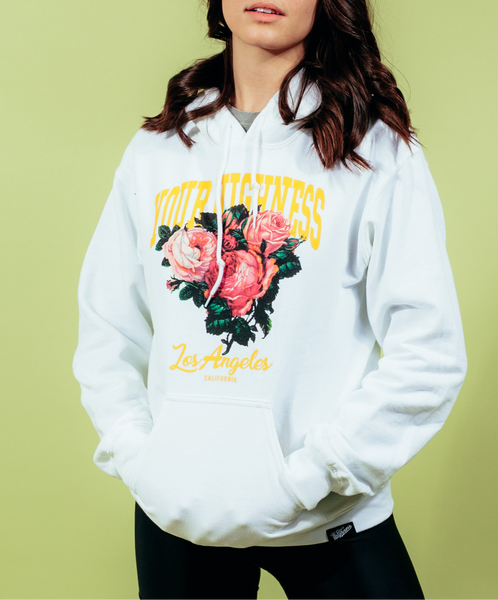 Blooming Hoodie White