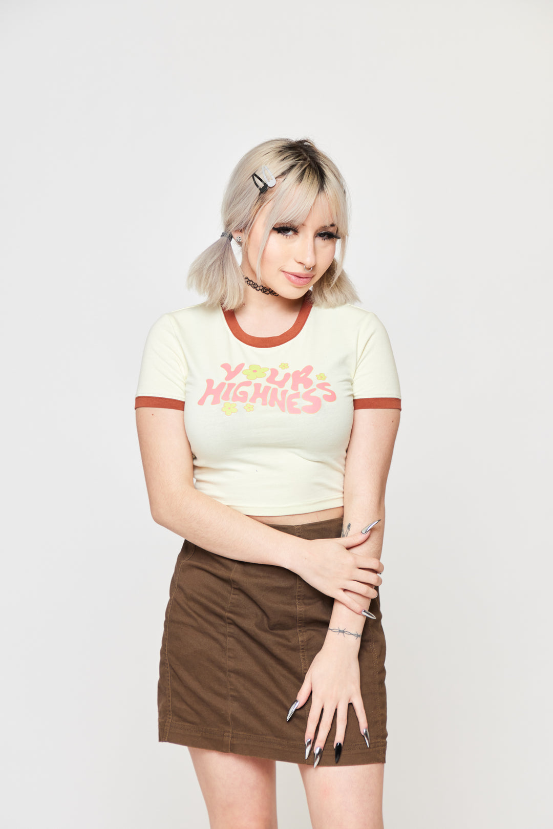 So Mellow Cream Crop Tee