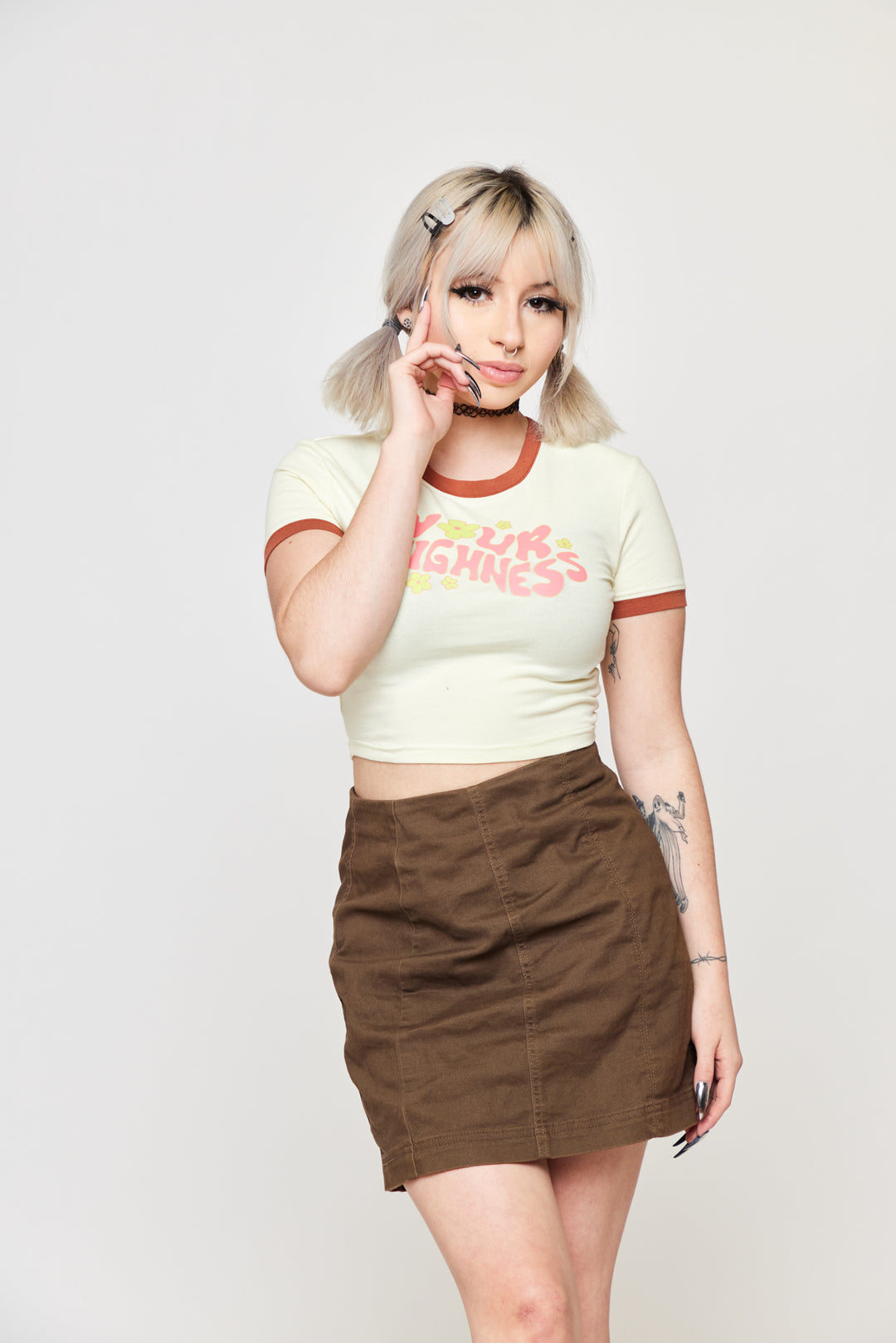 So Mellow Cream Crop Tee