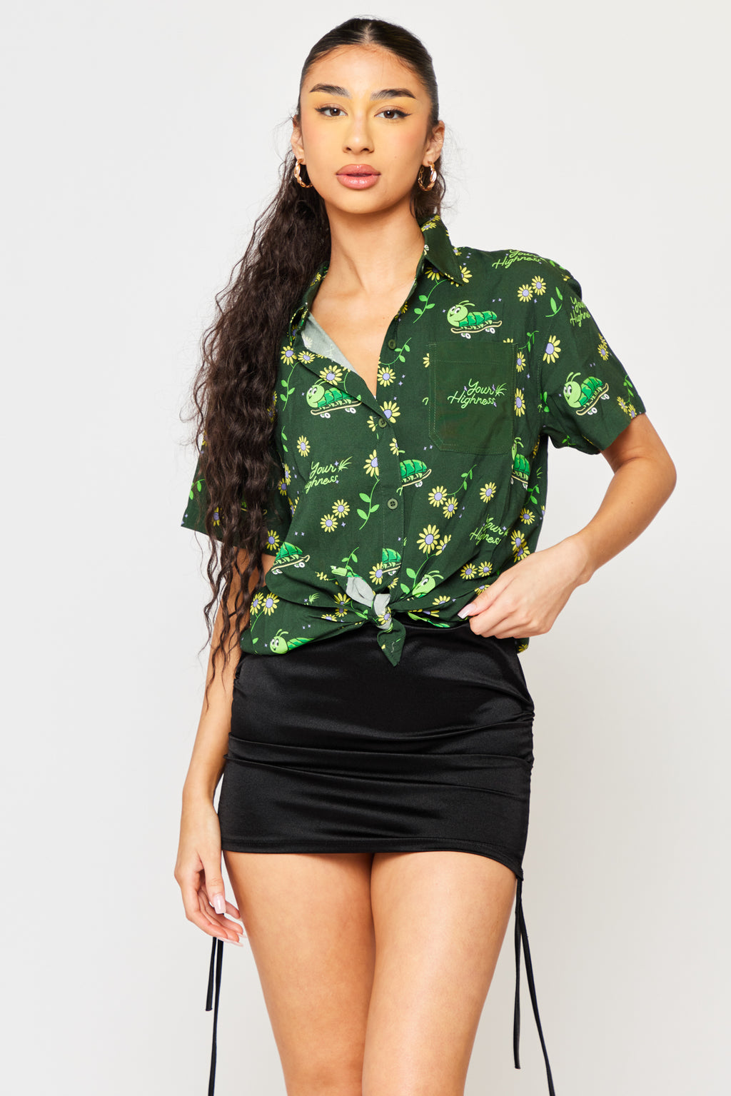 Caterpillar Woven Button-Up Shirt