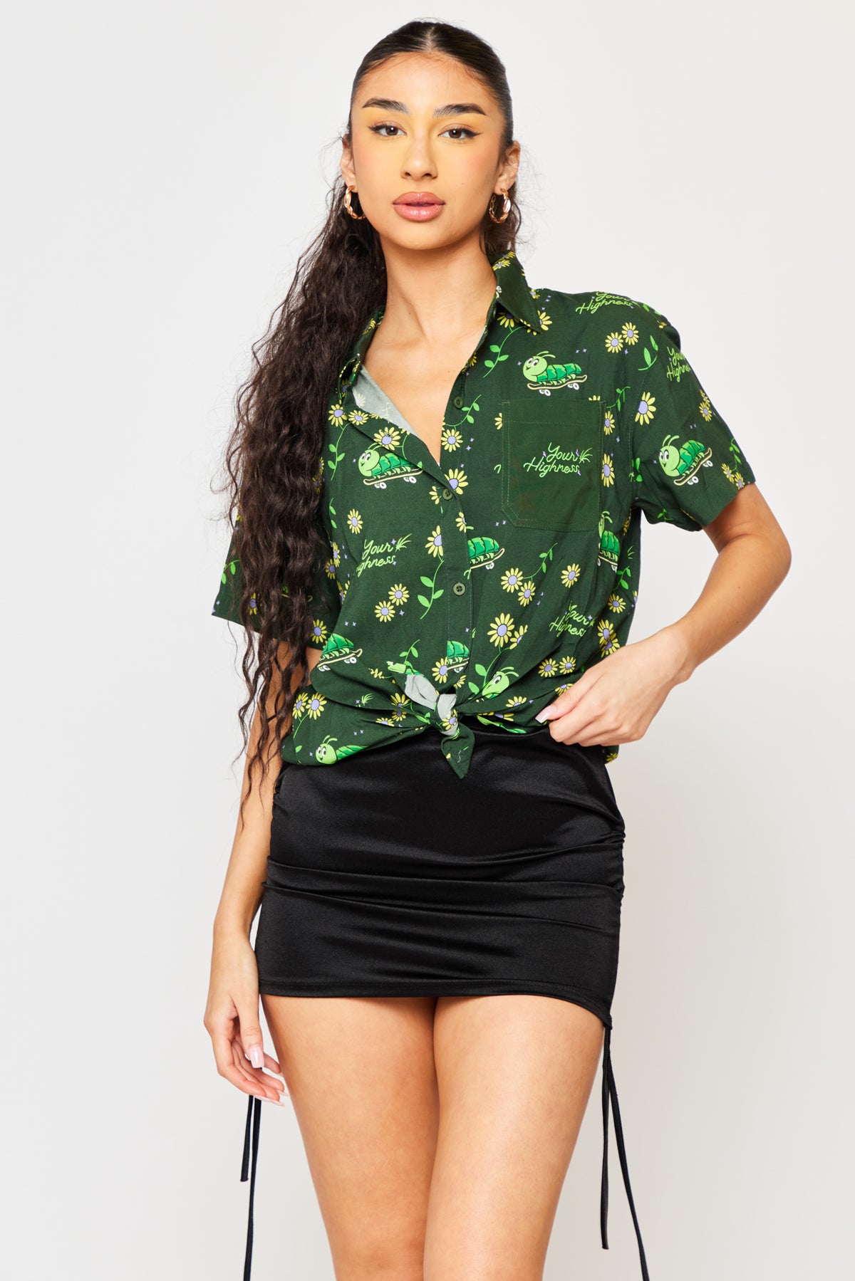 Caterpillar Woven Button-Up Shirt