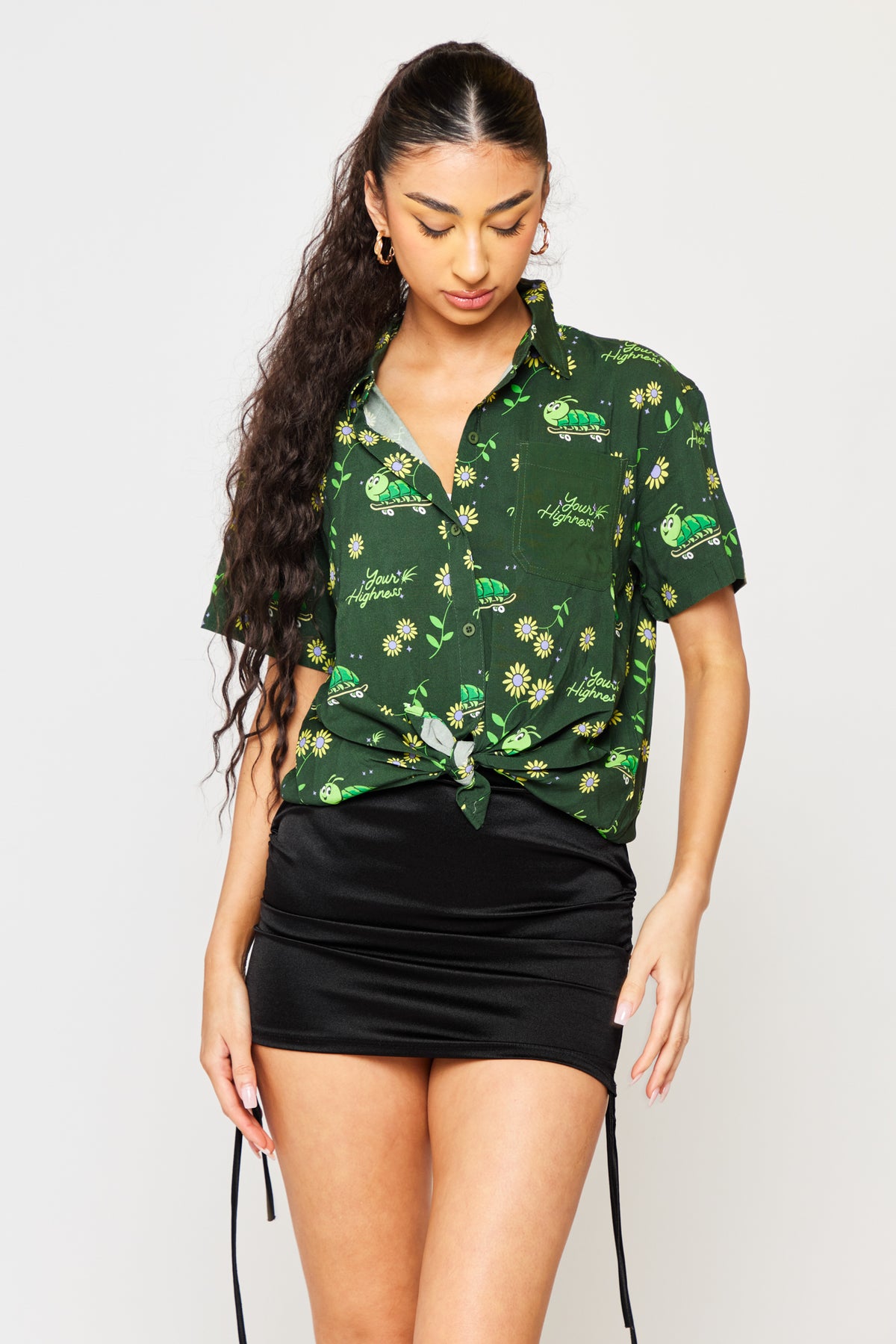 Caterpillar Woven Button-Up Shirt