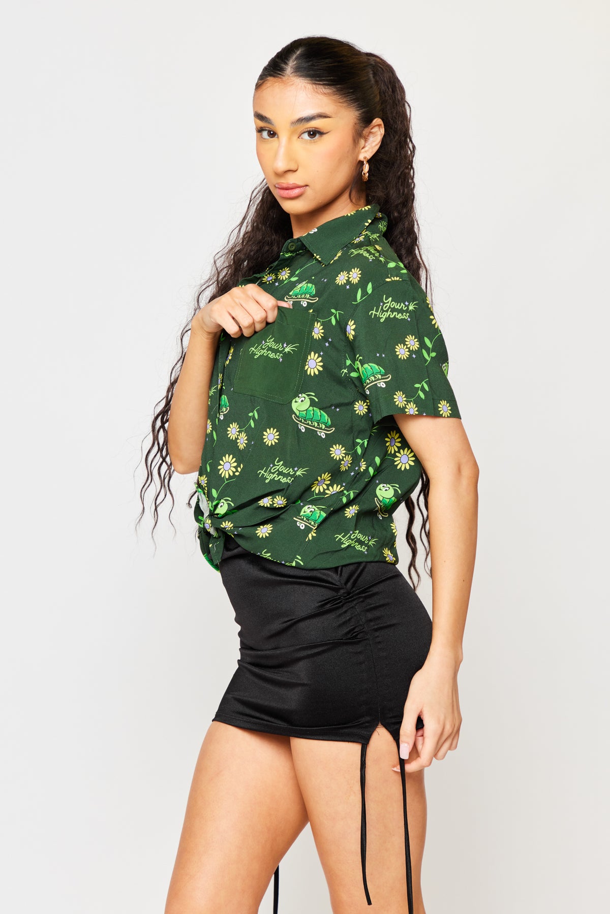 Caterpillar Woven Button-Up Shirt