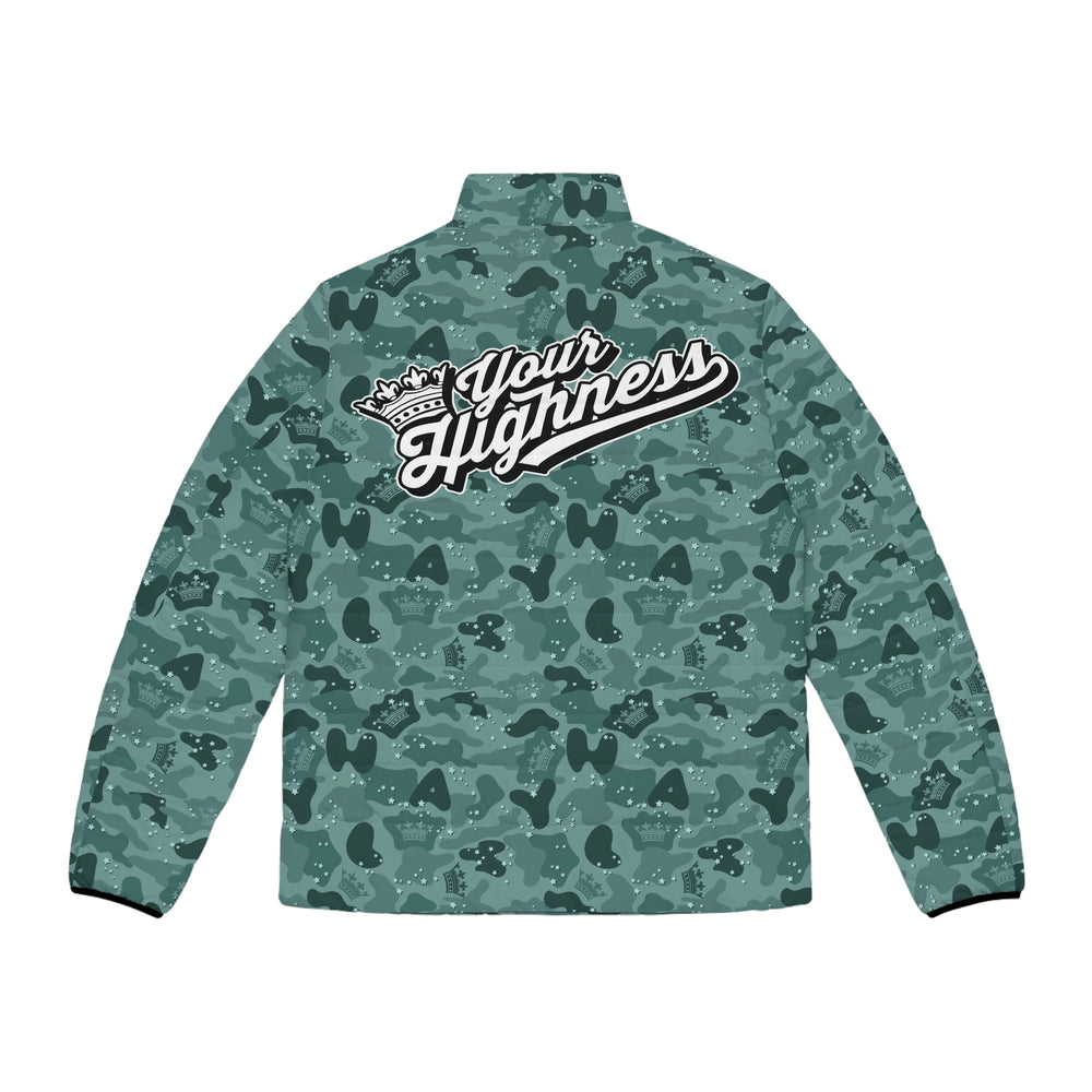 Ocean Camo Puffer Jacket