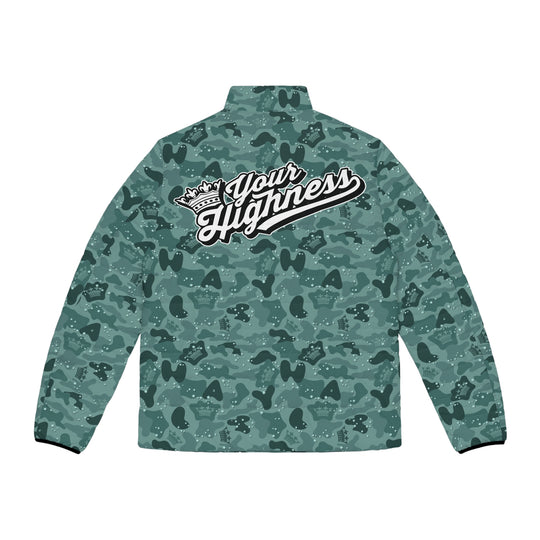 Ocean Camo Puffer Jacket