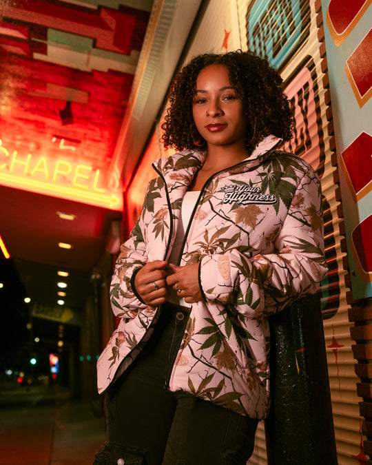 Autumn Camo Puffer Jacket