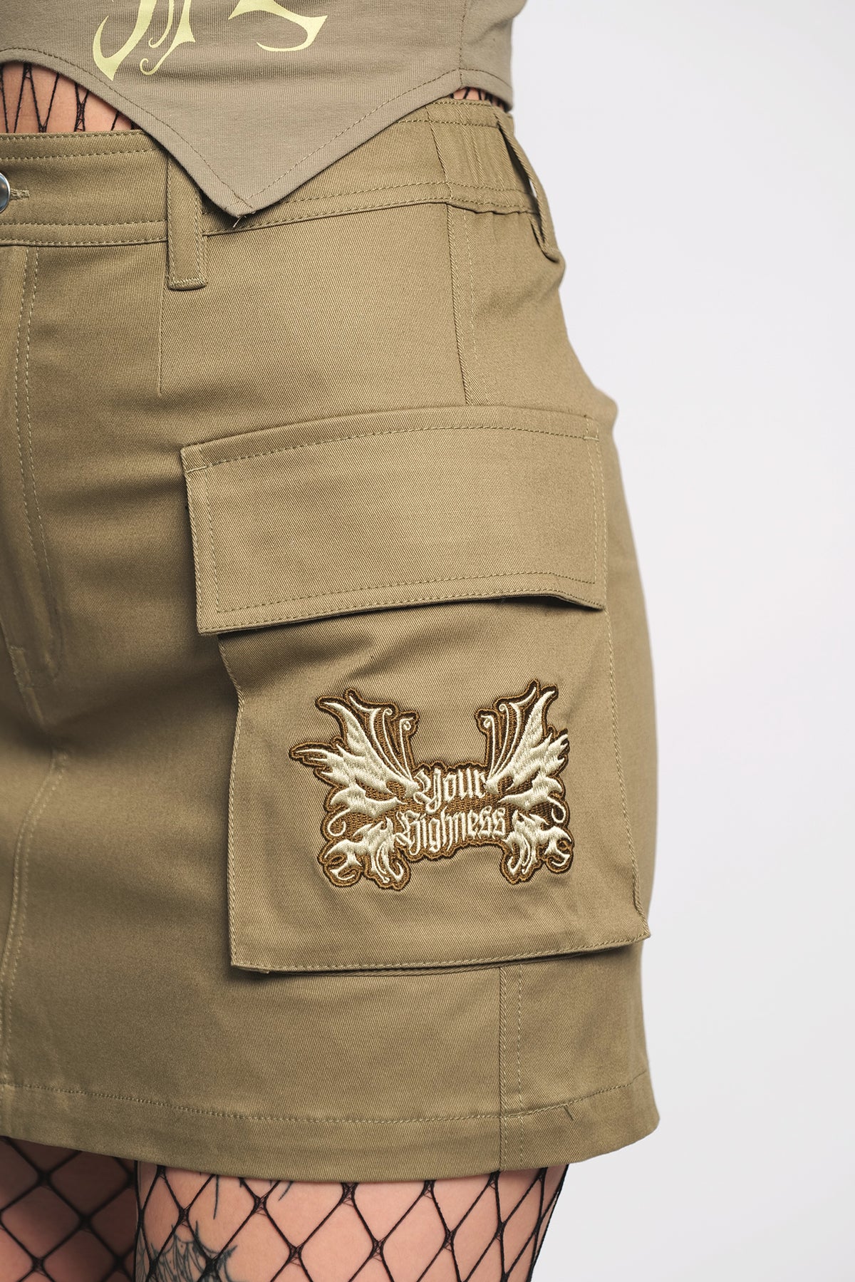 Fairy Cargo Skirt Green