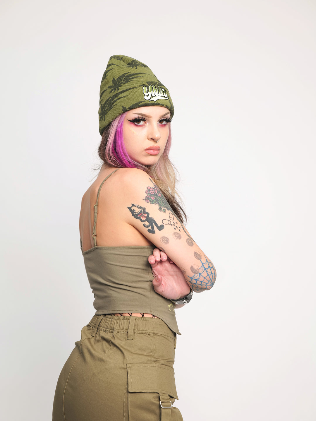 Bolt Beanie Green