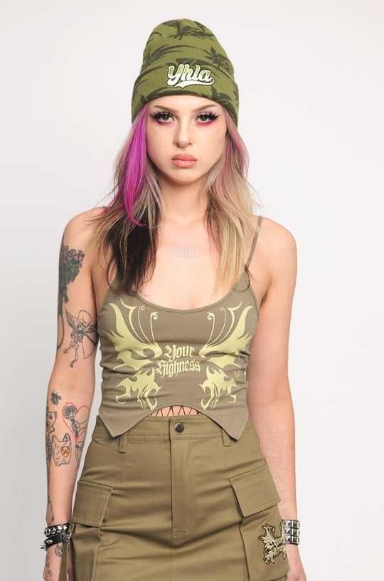 Fairy Wings Tank Green