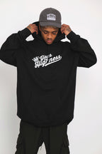 Crown Logo Hoodie Black, alternate view 7