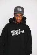 Crown Logo Hoodie Black
