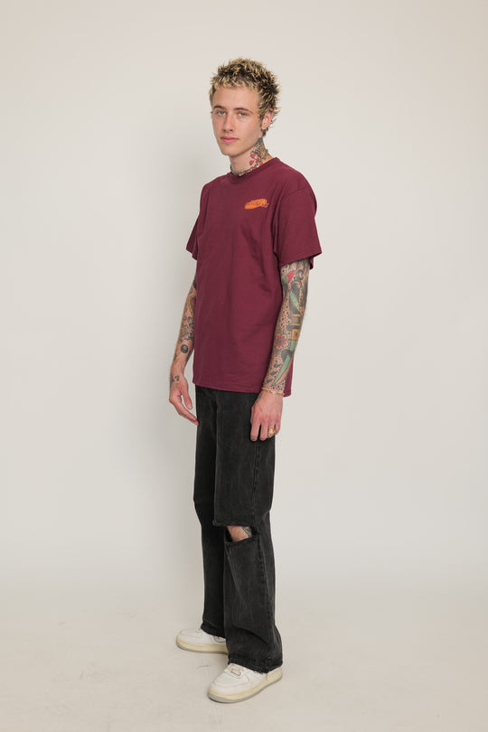 Dance Off Tee Maroon