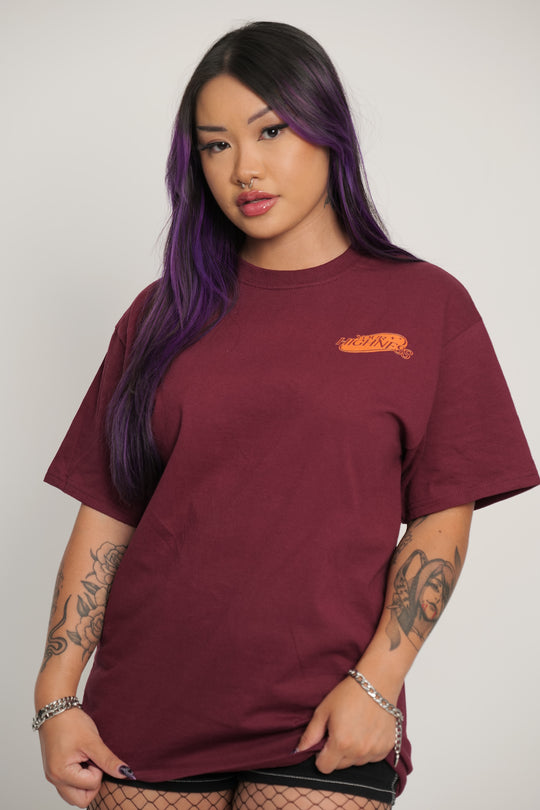 Dance Off Tee Maroon