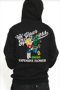 YH x Richie Rich Expensive Flower Hoodie Black