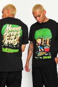 YH x Richie Rich Money Grows on Trees Tee Black