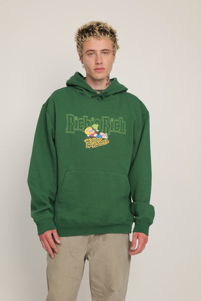 YH x Richie Rich Big Bands Hoodie Forest