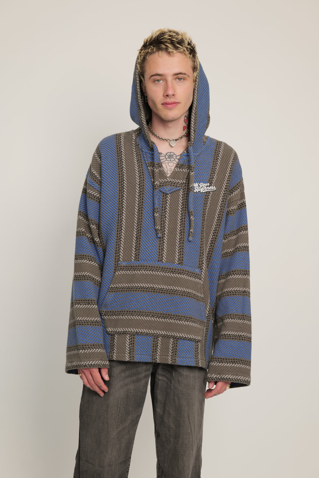 Hemp Leaf Baja Hoodie