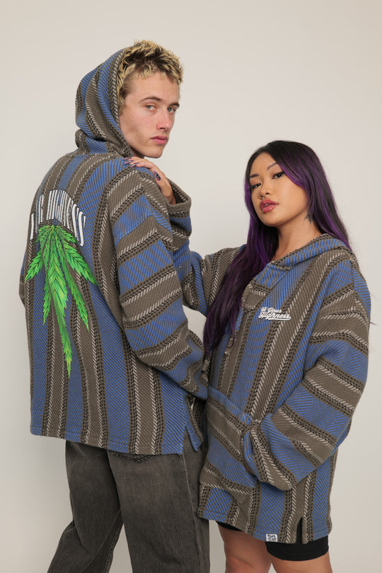 Hemp Leaf Baja Hoodie