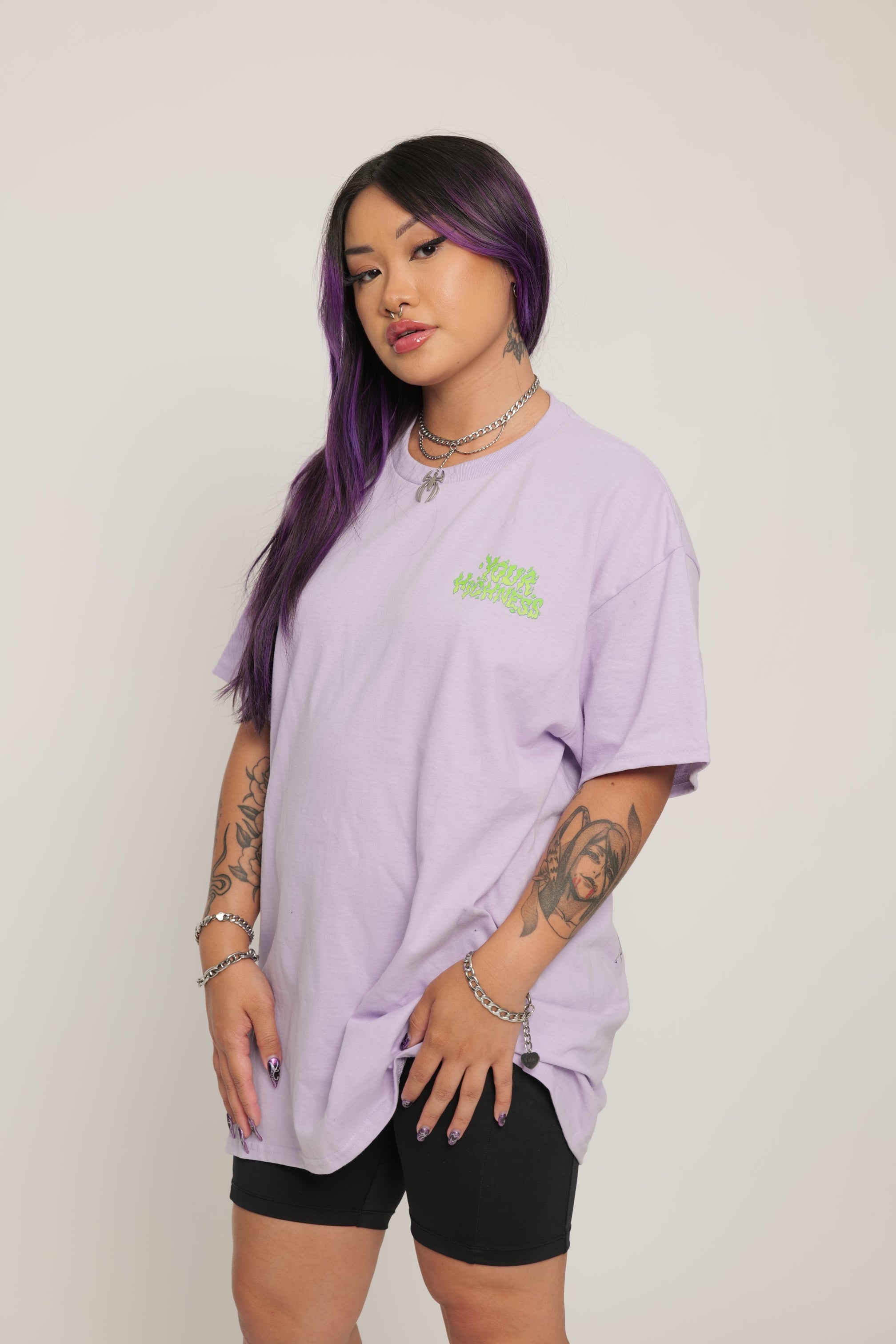 Deadly Smoke Tee Lavender