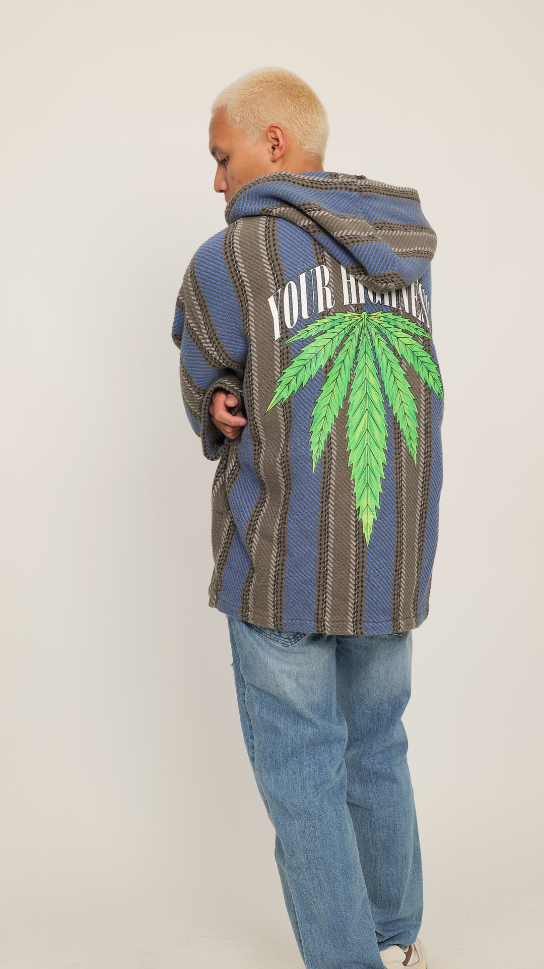 Hemp Leaf Baja Hoodie