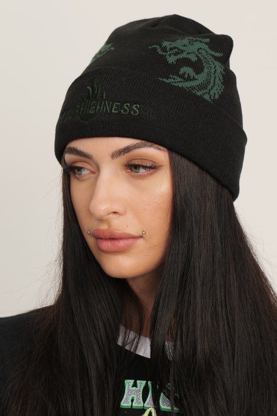 Dragon Breath Beanie Black