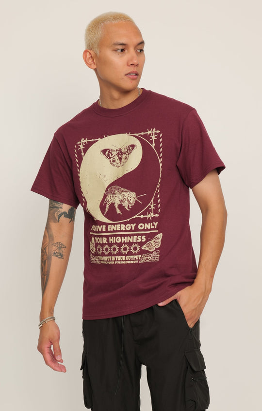 Output Tee Maroon