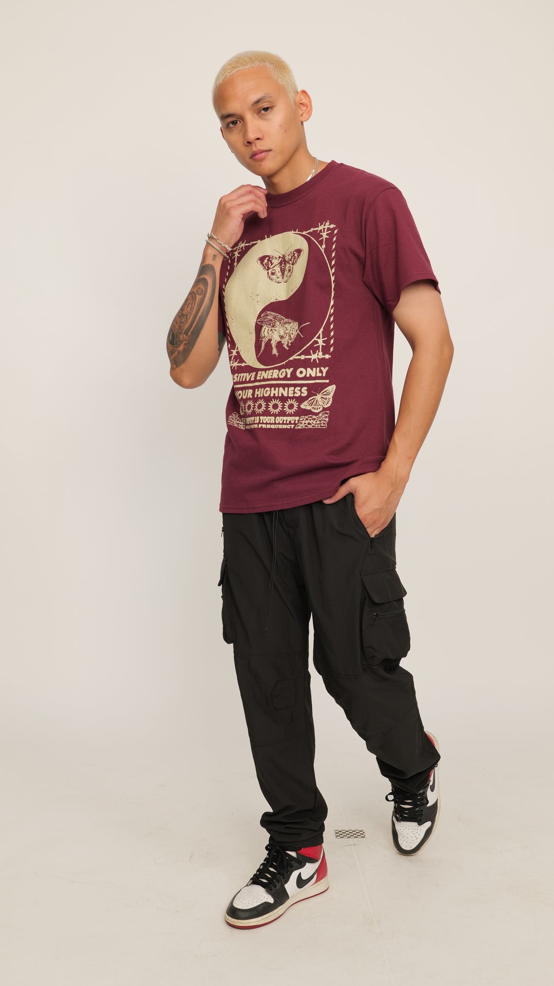 Output Tee Maroon