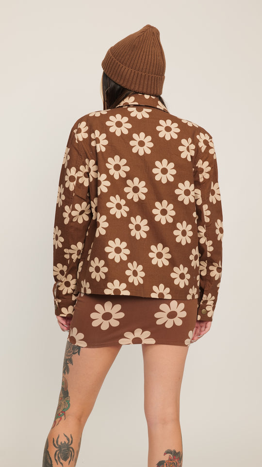 Hazy Dazy Chore Jacket Brown