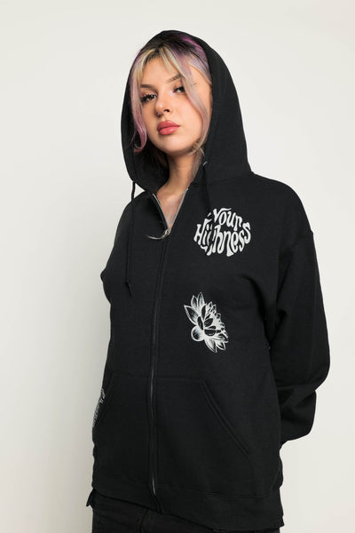 Dragonlily Zip Hoodie