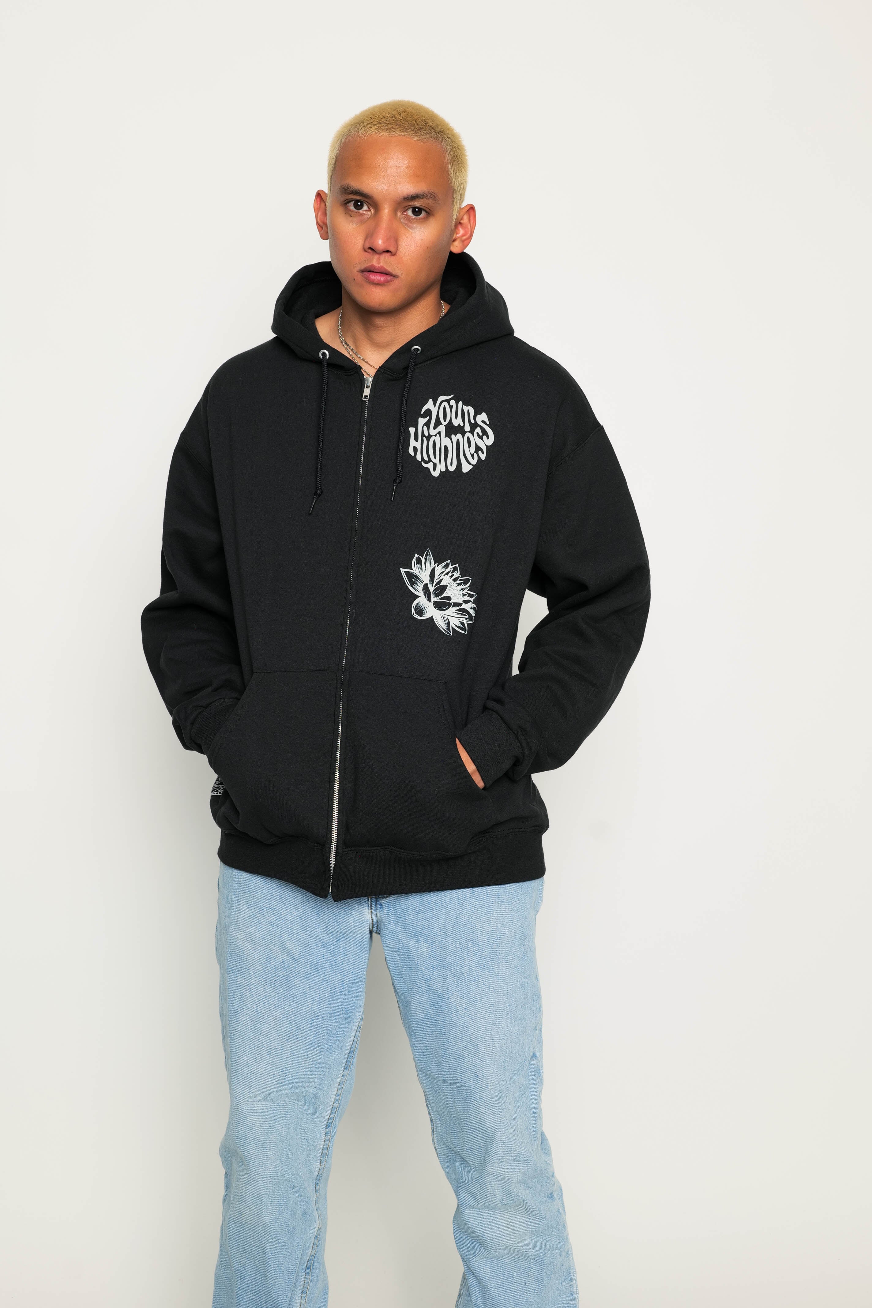 【DEARMINE】Undeun Heavy Hood Zipup Sample Zip Hoodie – Kyoni