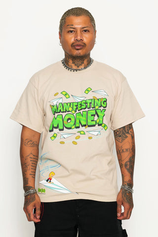 YH x Richie Rich Manifesting Money Tee Sand