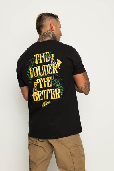 YH x Richie Rich The Louder The Better Tee Black