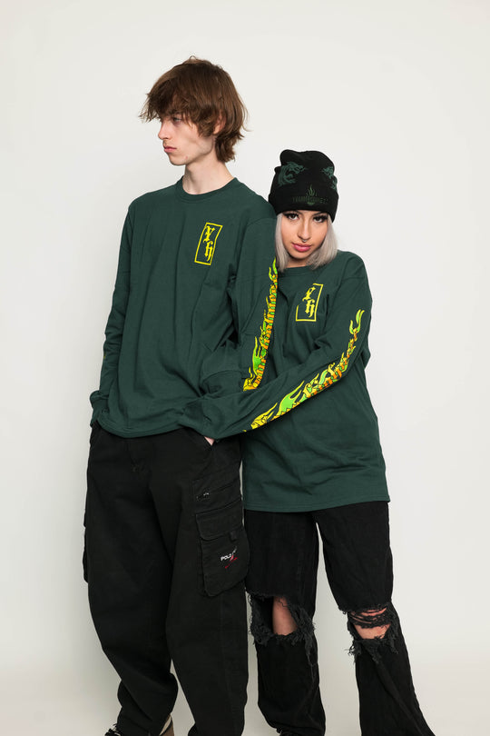 Dragon Chaser L/S Green