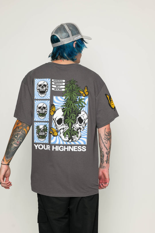 Healing Process Tee Grey