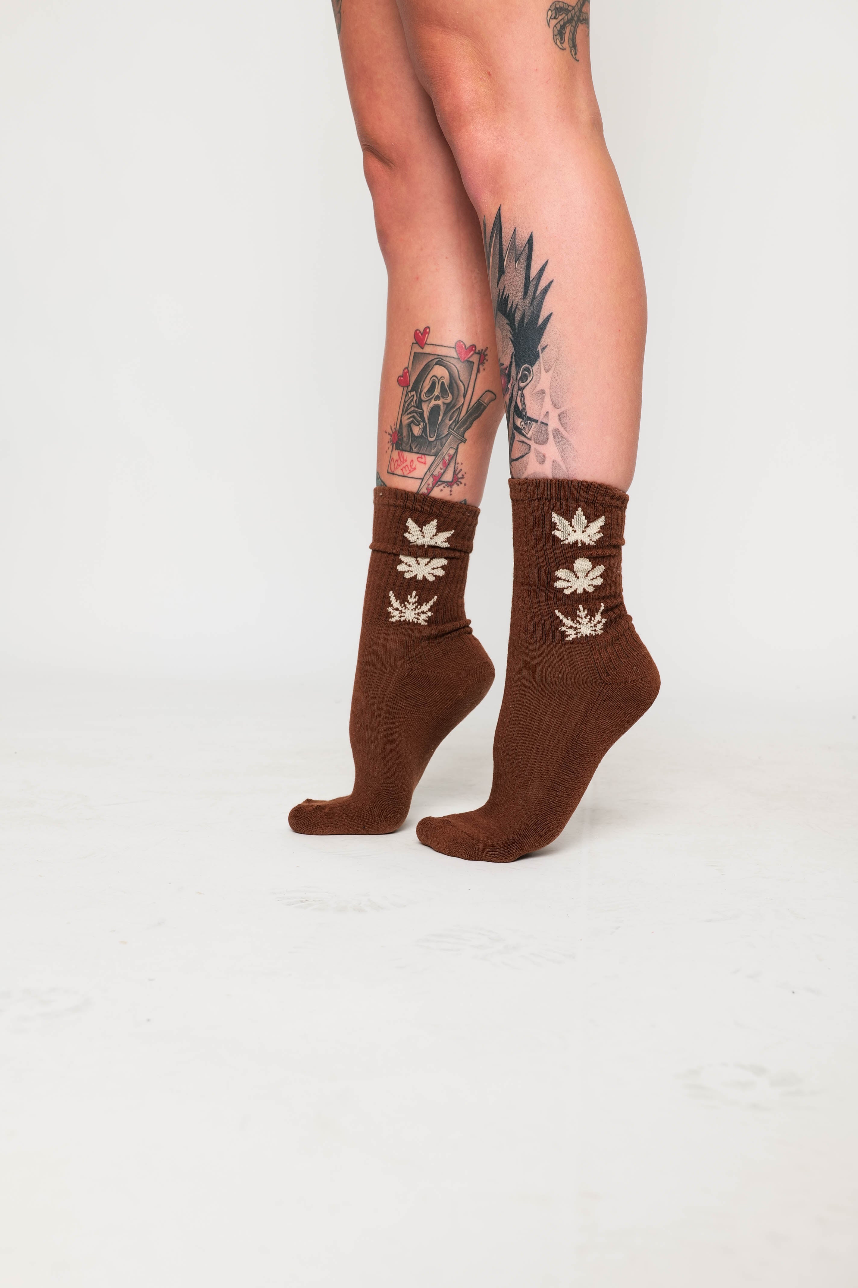 Plant Network Sock Brown