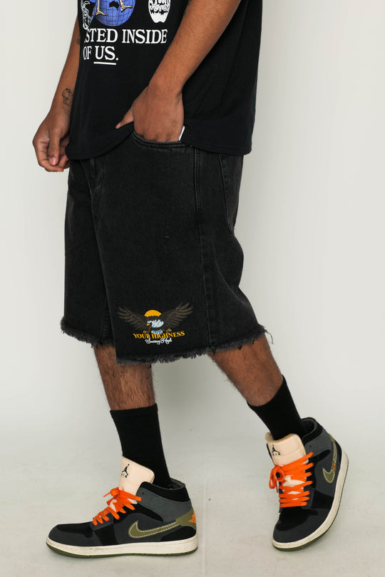 Soaring High Jorts Black