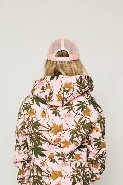 Autumn Camo Trucker Hat Pink