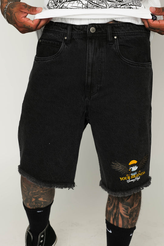 Soaring High Jorts Black