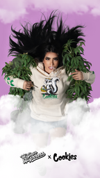 Cookies x Your Highness Little Stinker Hoodie Cream, alternate view 10