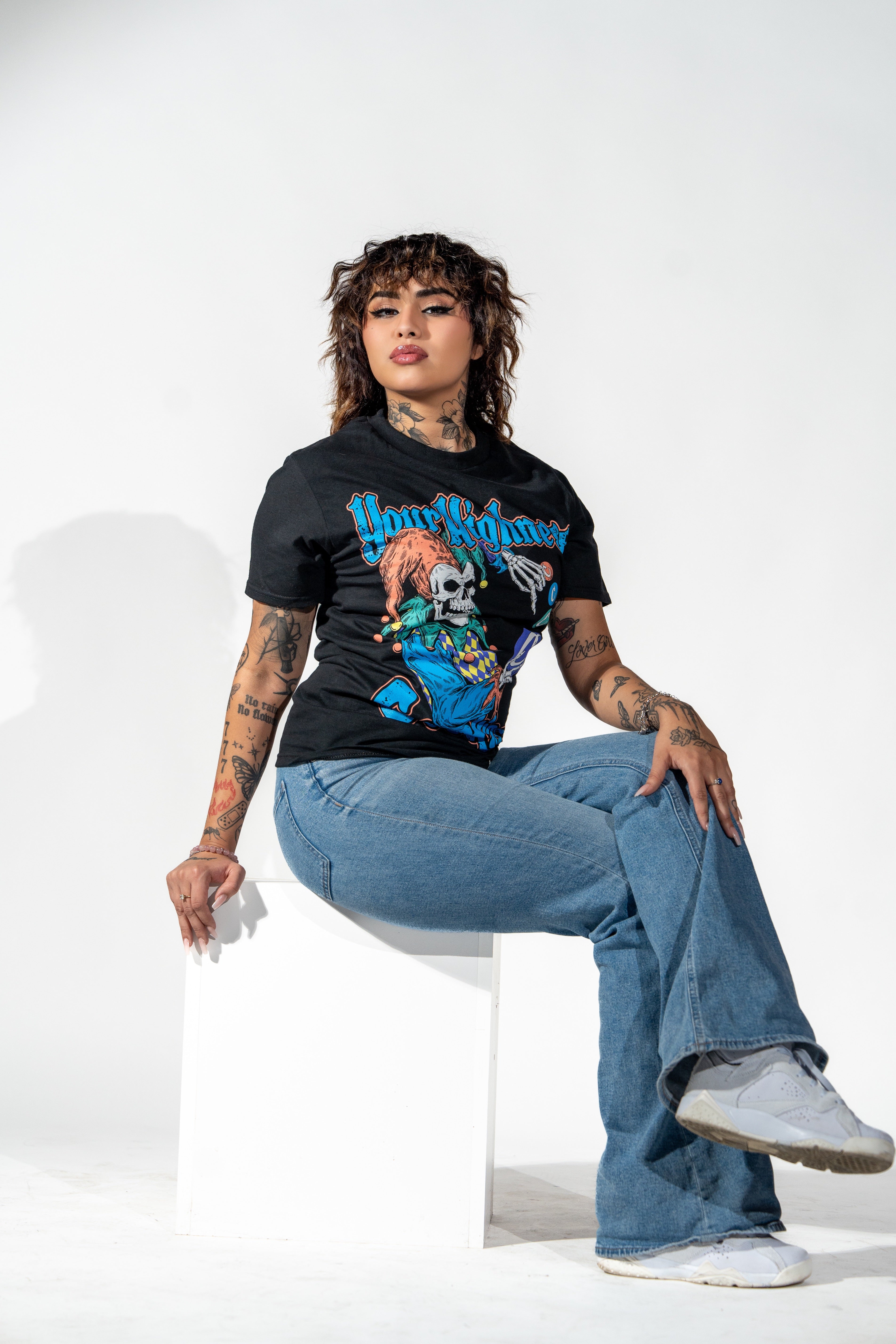 【Cookies】米国人気 Wealth 半袖Tシャツ x Your Highness Cookies x Your Highness Camo C Bite Black T-Shirt | Zumiez