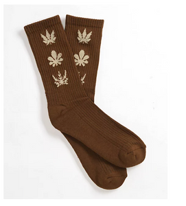 Plant Network Sock Brown